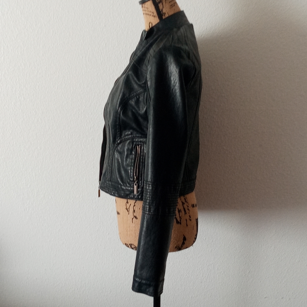 New Look Faux Leather Moto Jacket - Picture 5 of 6